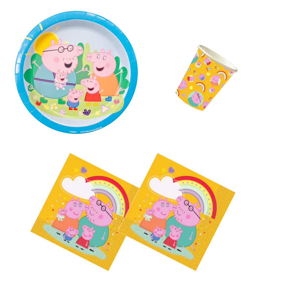 Anila's Peppa Pig Luncheon Party Pack for 16 people