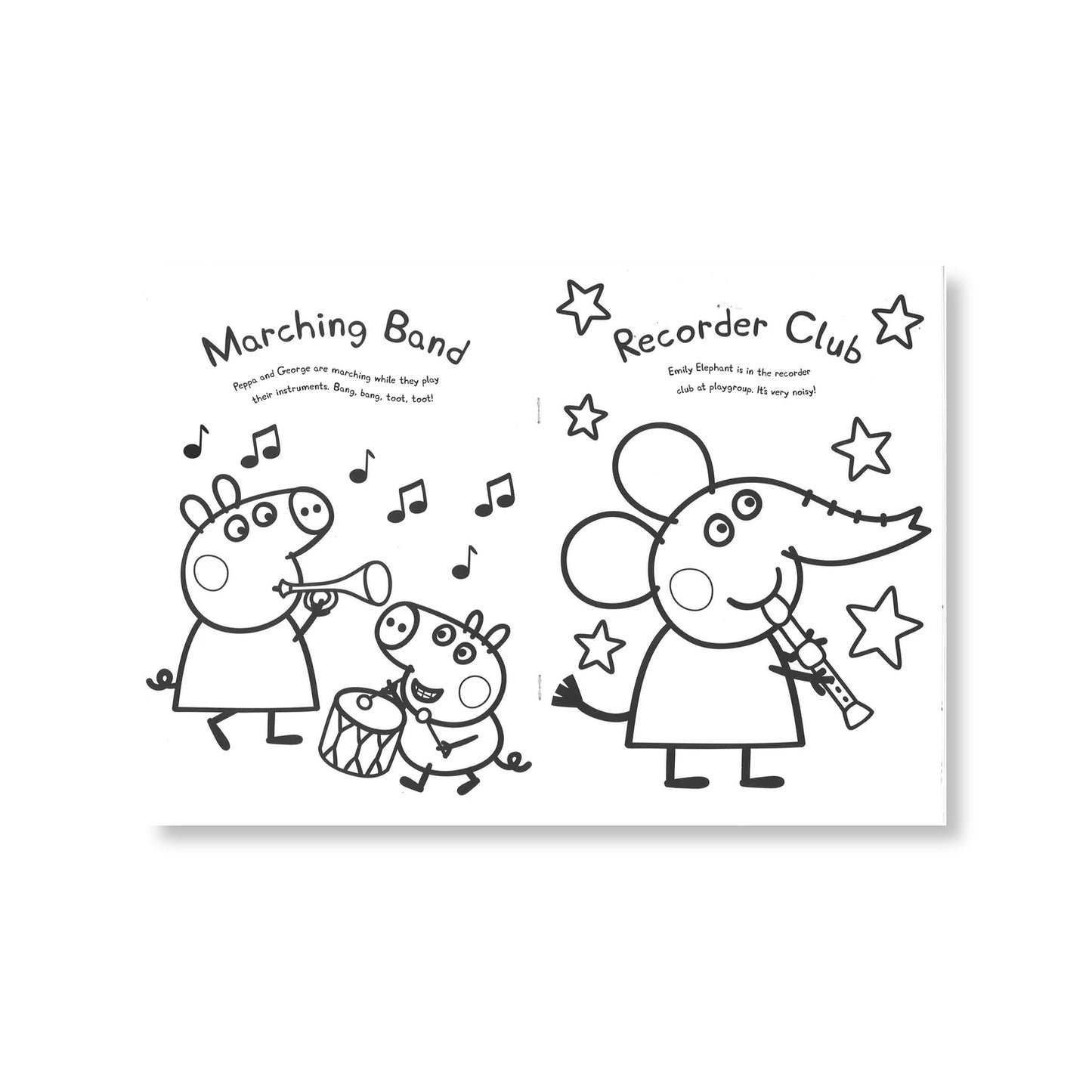 Peppa Pig - Bing Bong Bang Colouring Book - Anilas UK