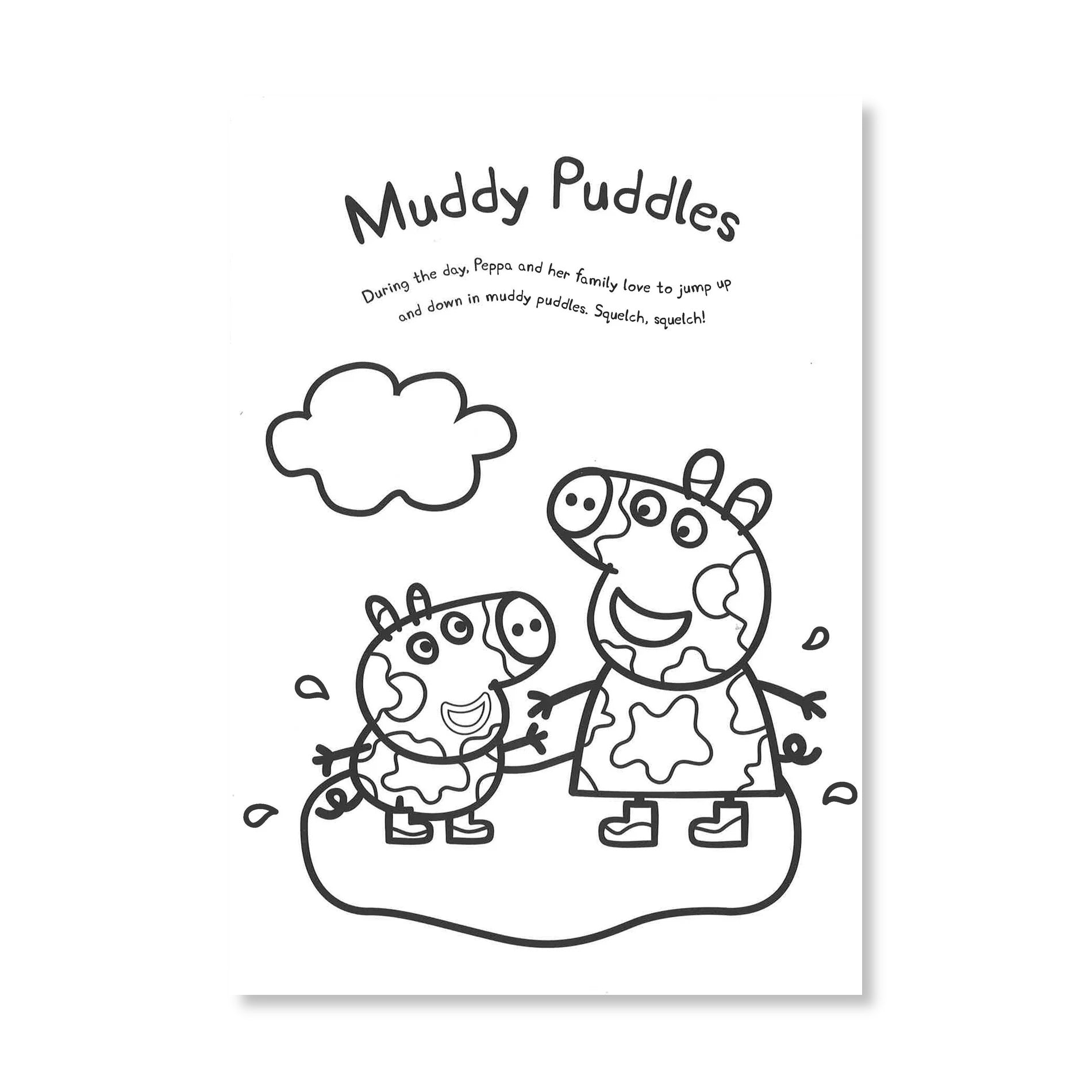 Peppa Pig - Day And Night - Colouring Book - Anilas UK