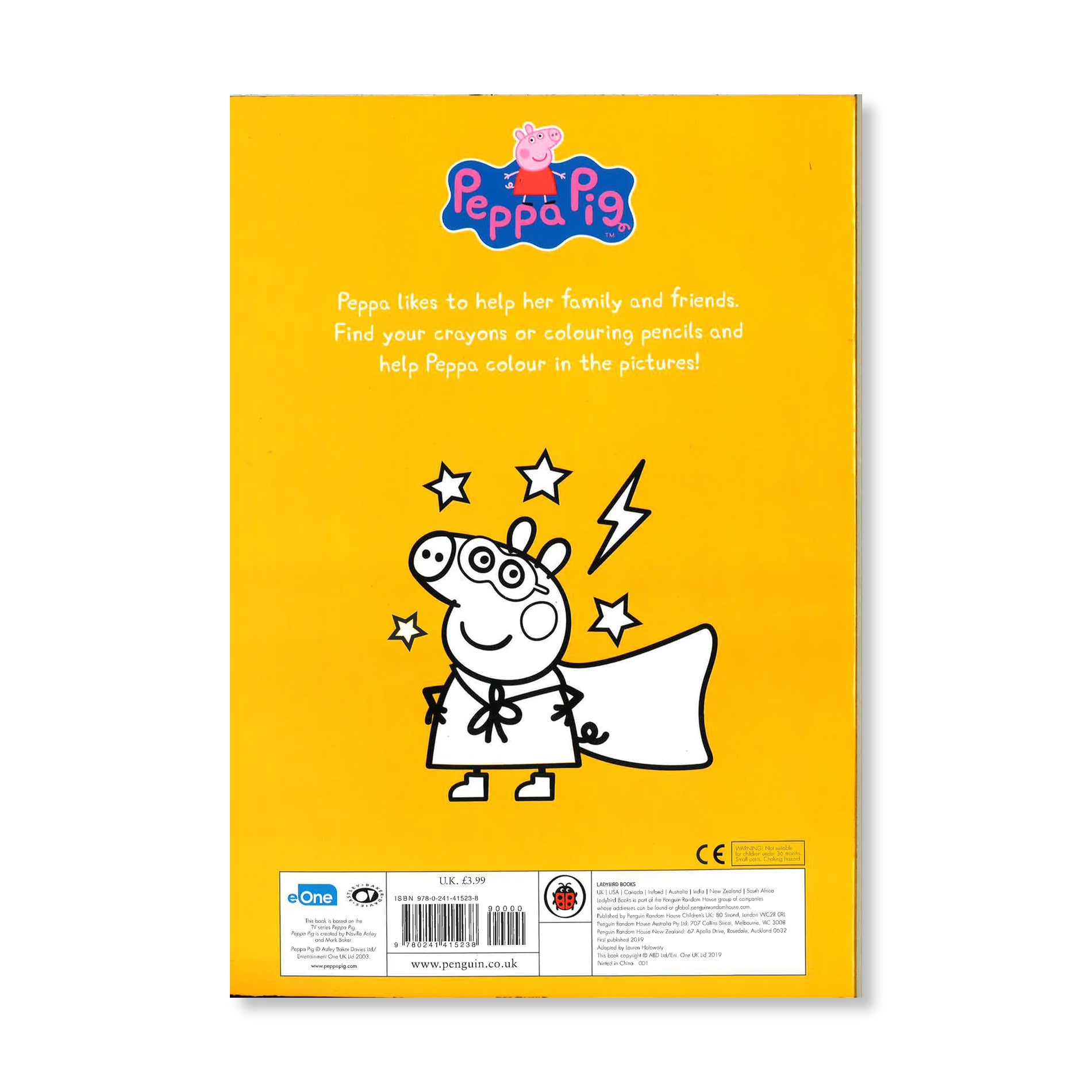 Peppa Pig - Peppa Helps Out - Colouring Book - Anilas UK