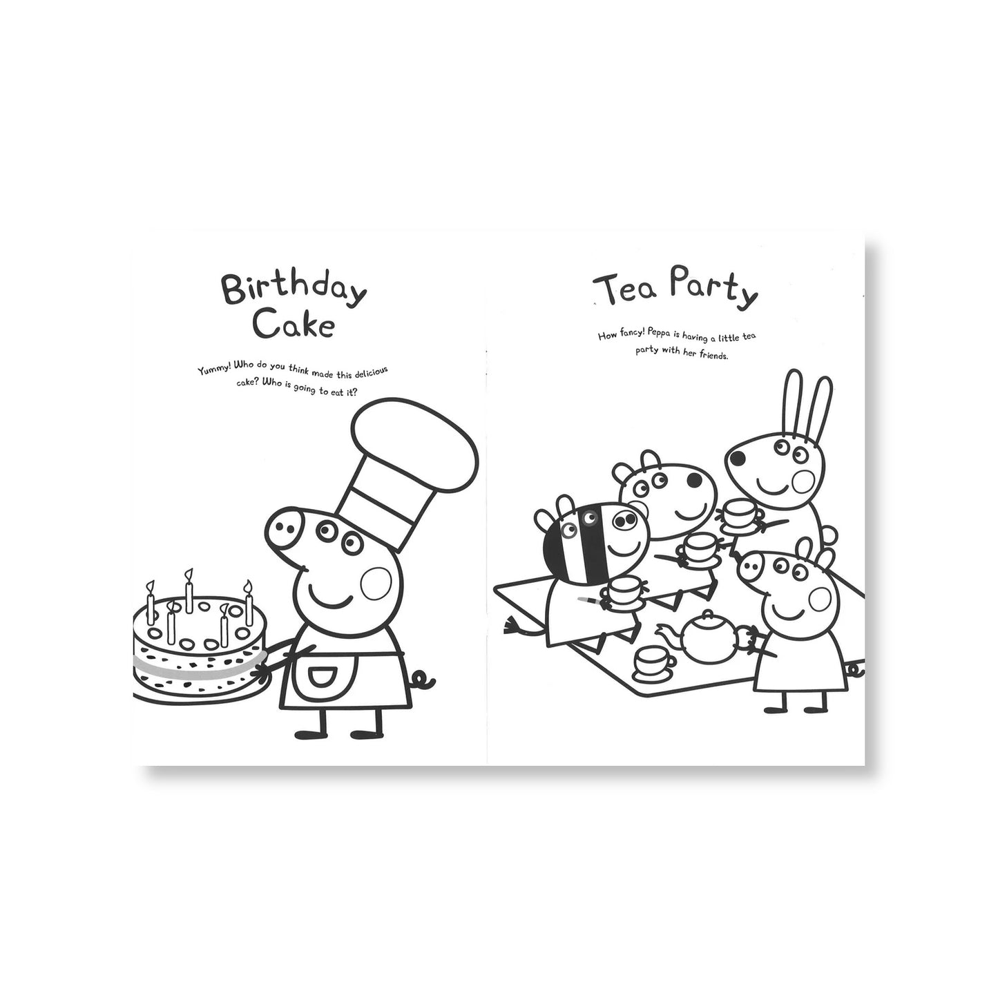 Peppa Pig - Party Time Colouring Book - Anilas UK