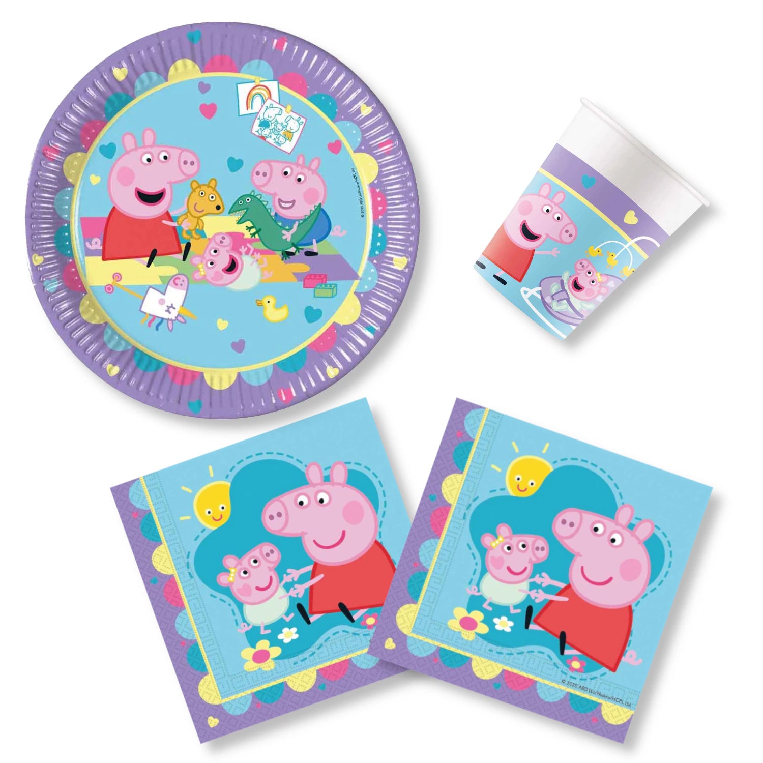 Anila's Peppa Pig Messy Play Party Pack for 16 people - Anilas UK