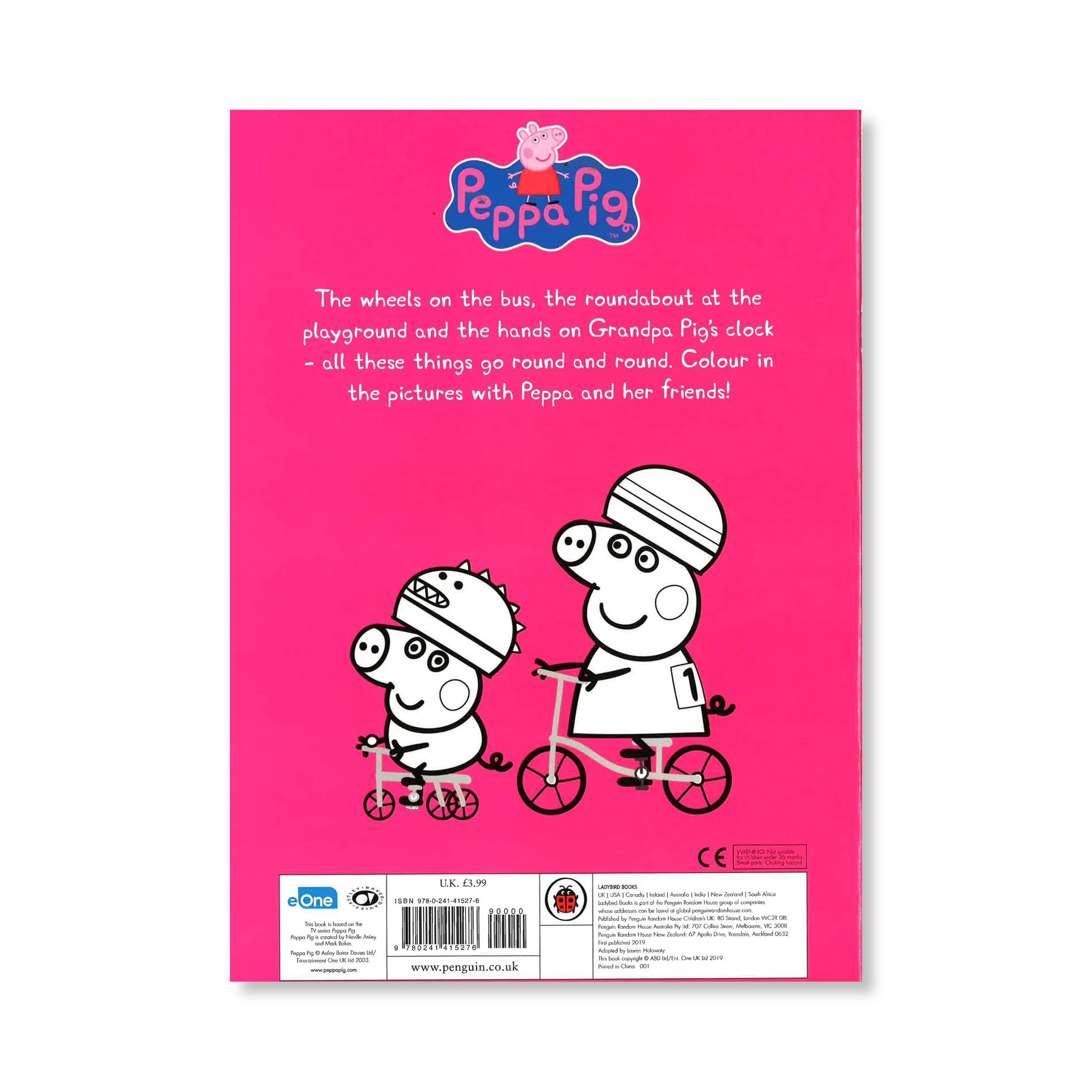 Peppa Pig - Round And Round Colouring Book - Anilas UK