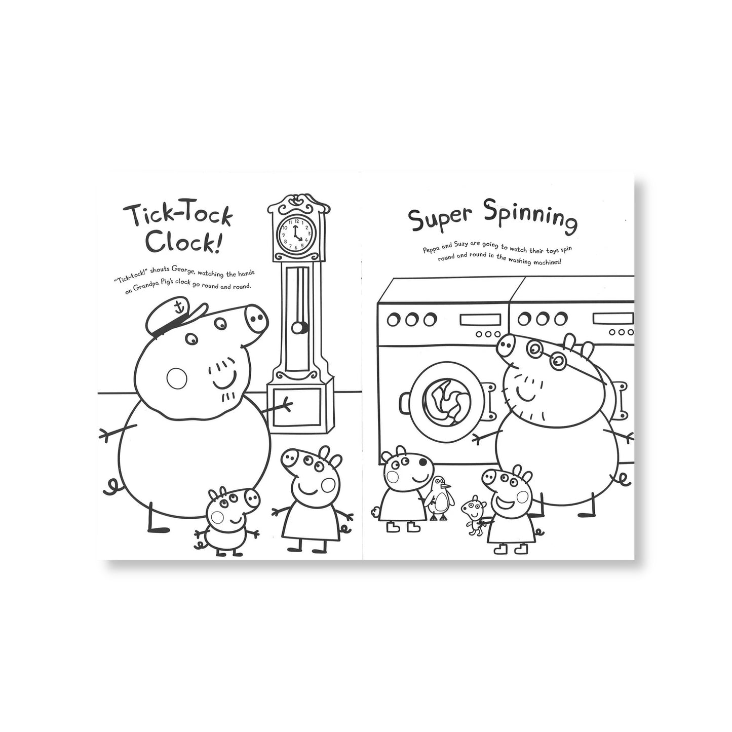 Peppa Pig - Round And Round Colouring Book - Anilas UK