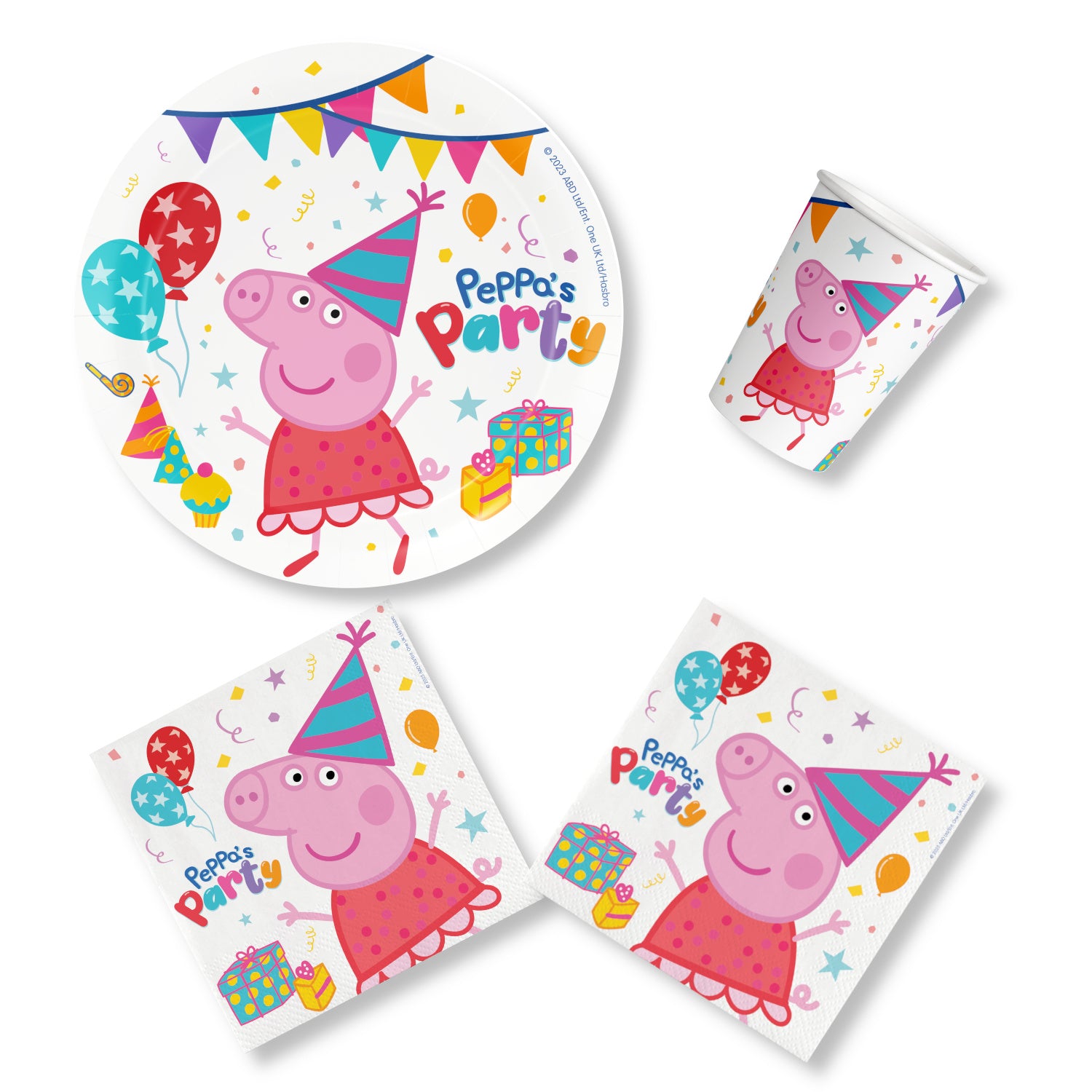 Anila's Peppa Pig Party Pack for 16 people - Anilas UK