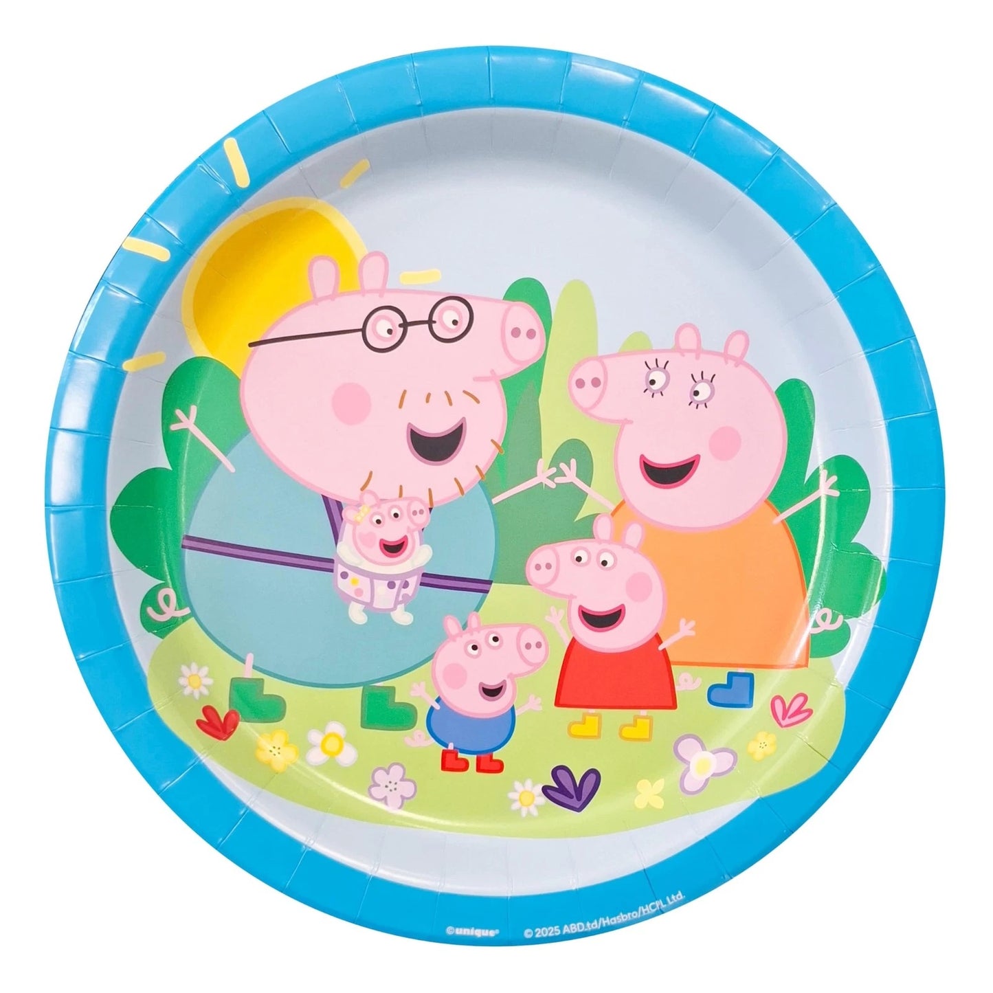 Peppa Pig Paper Plates - 21.9cm (Pack of 8)