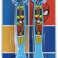 Spiderman Kids 2-Piece Cutlery Set with spoon and fork