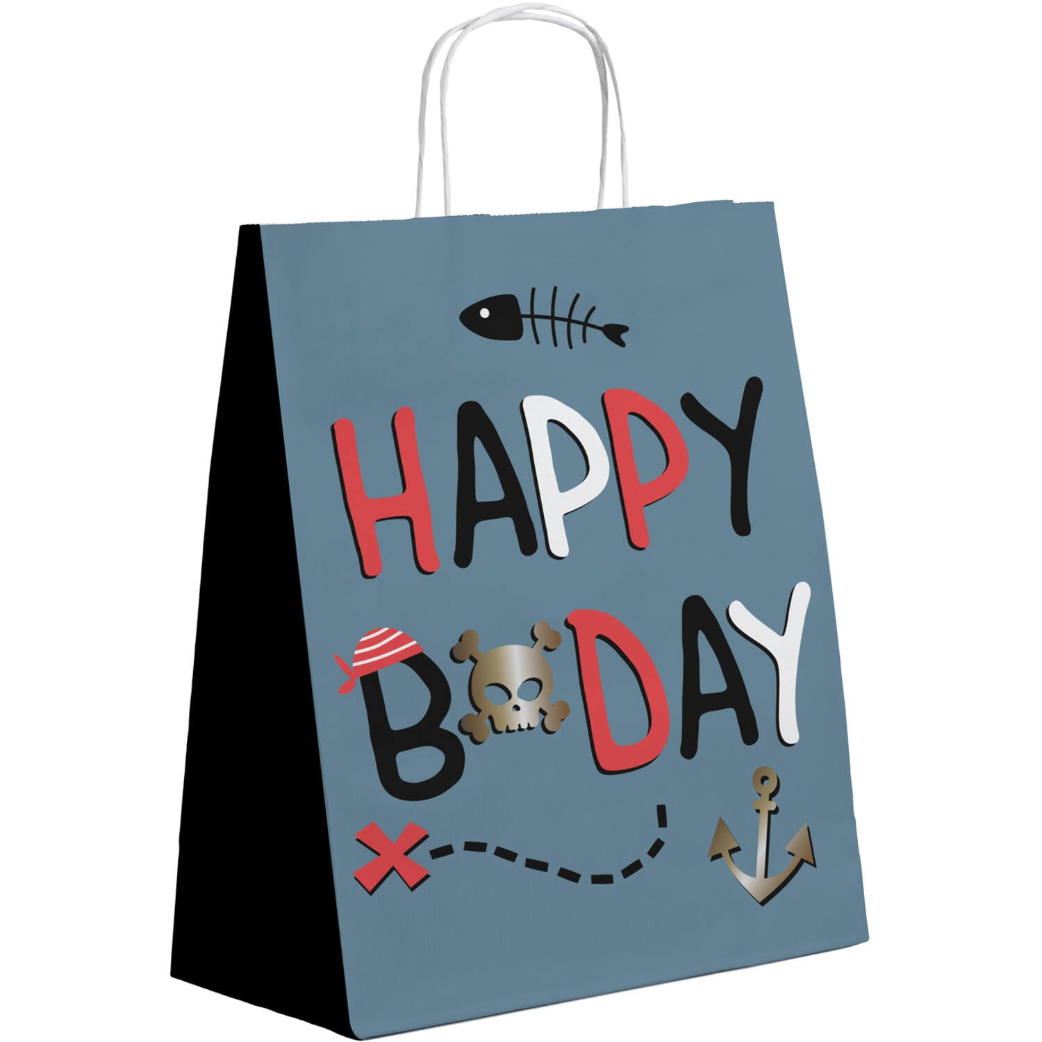 Pirate Party Gift Paper Bags (20x27 cm) - Anilas UK