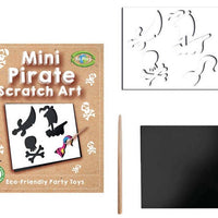 Mini Pirate Scratch Art Sheet - Anilas UK