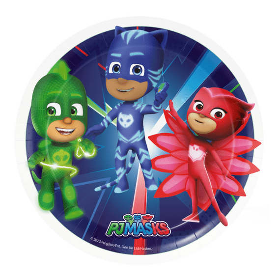 PJ Masks Party Paper Plates - 18cm (Pack of 8)