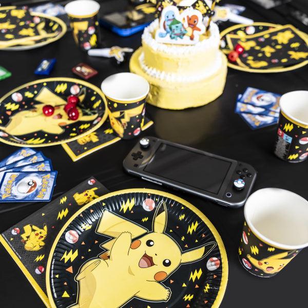 Pokémon Paper Plates 23cm Pack of 8 Party Setup View