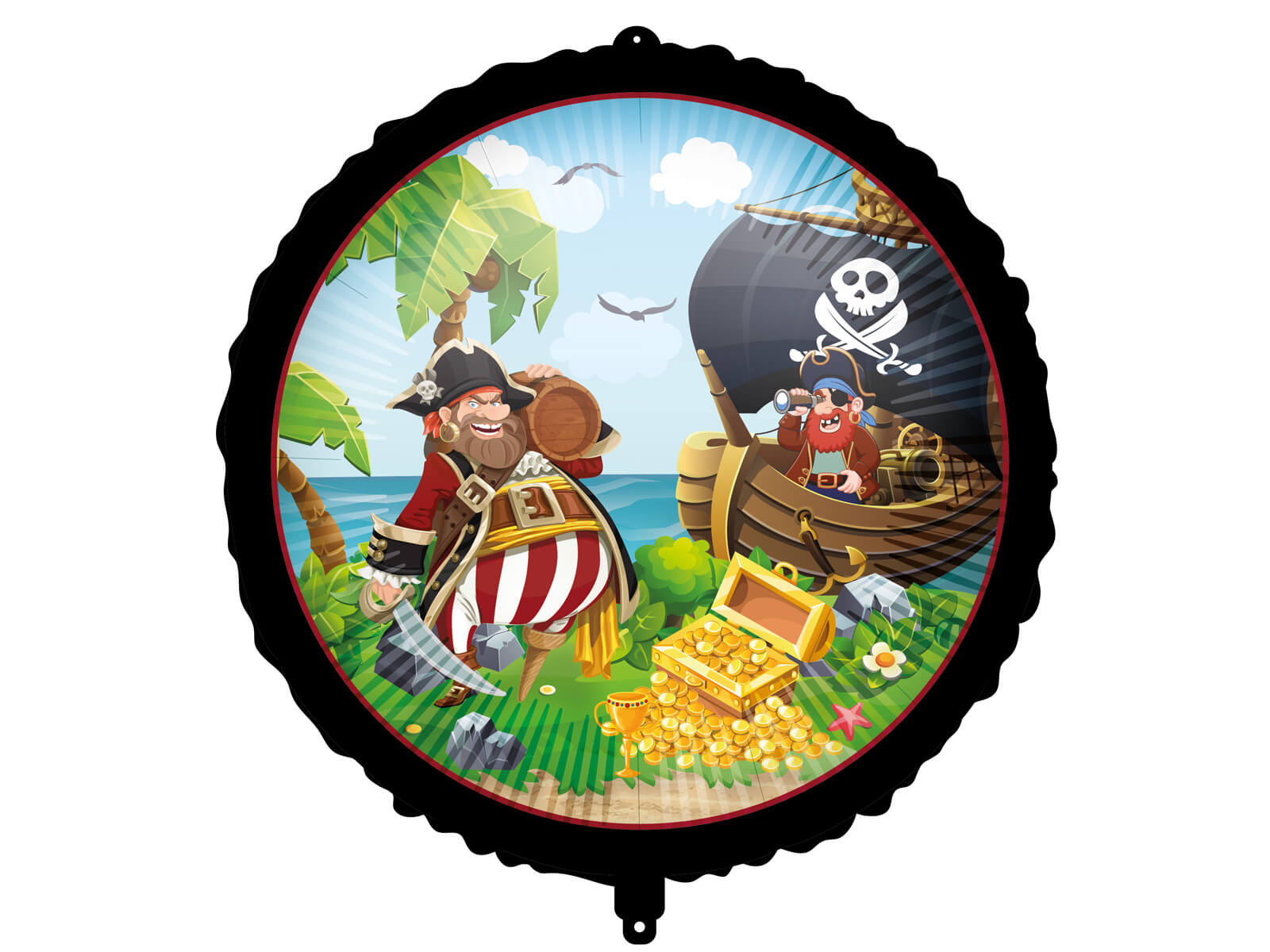 Island Pirates Foil Balloon - Anilas UK