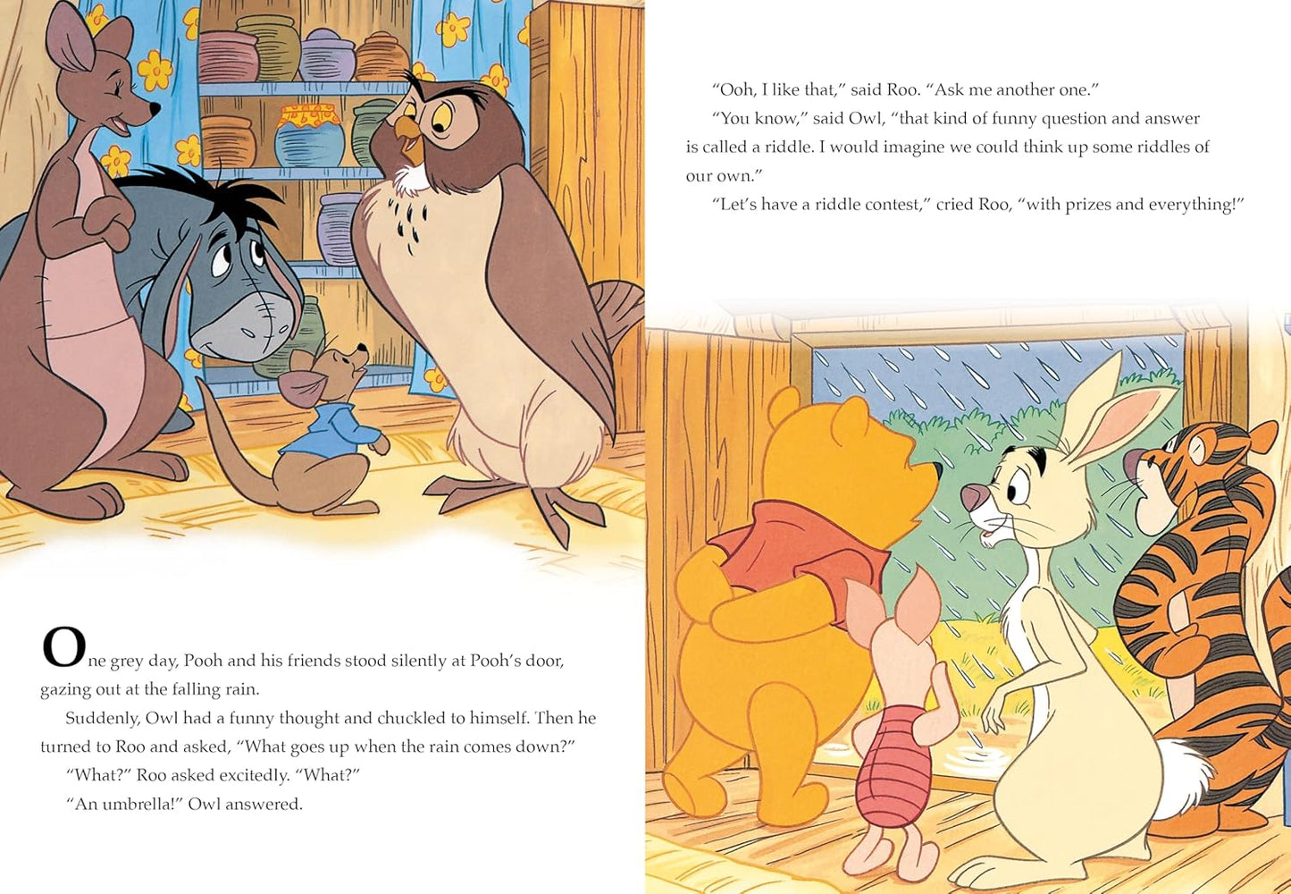 Honey hunt illustrations from Winnie the Pooh Golden Tales