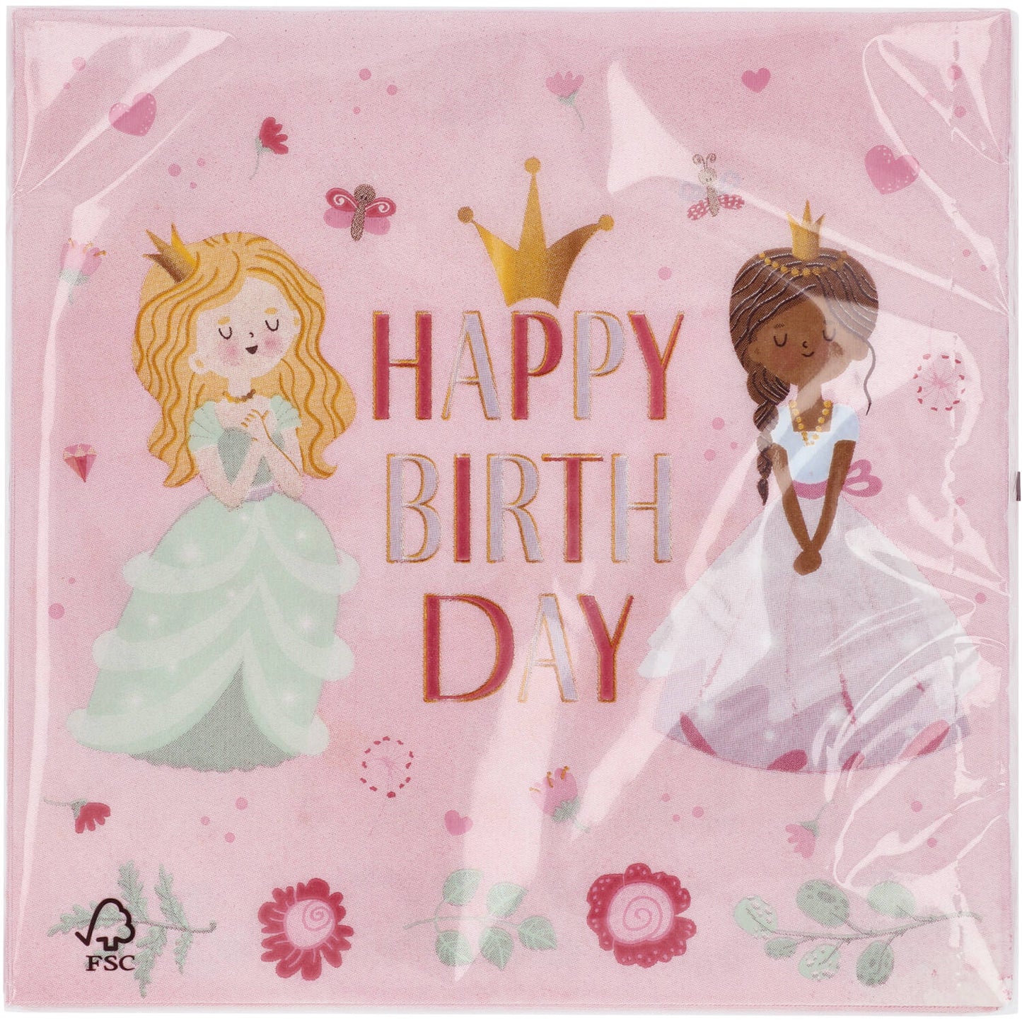 Pretty Princess Napkins (Pack of 20) - Anilas UK