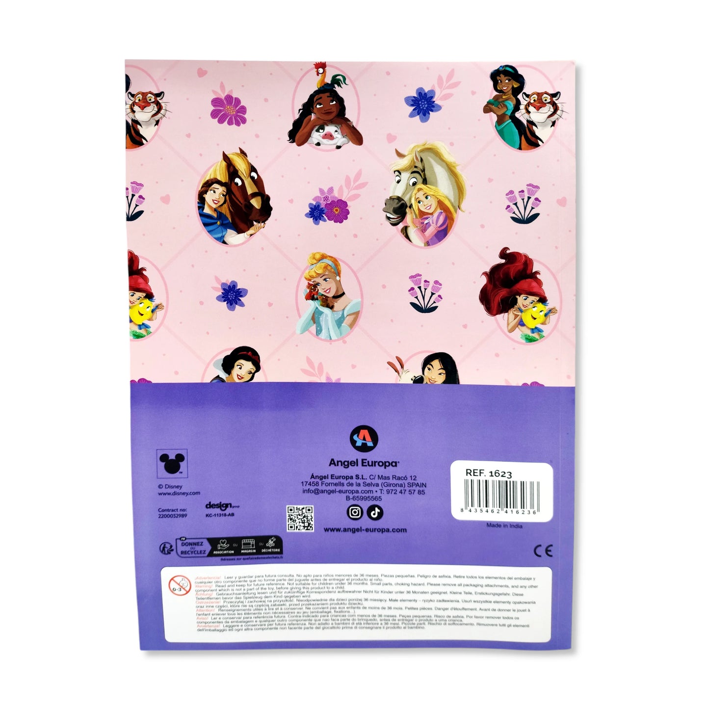 Disney Princess Colouring Book with Stickers & Pencils