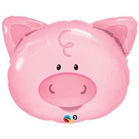Playful Pig Super shape Birthday Party Balloon (30") - Anilas UK