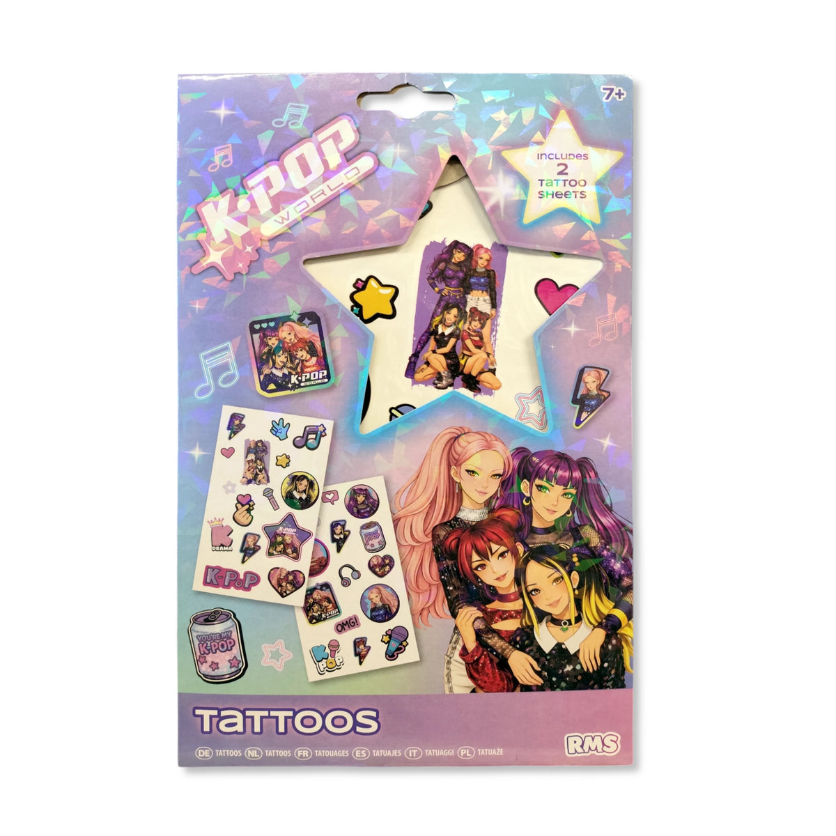 K-Pop Children's Temporary Tattoos