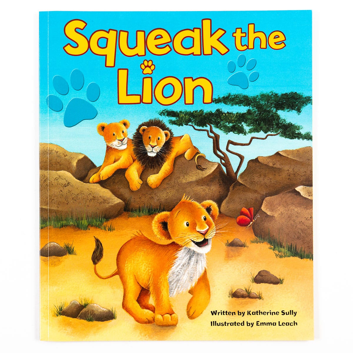 Squeak The Lion Children's Picture Story Book - Anilas UK
