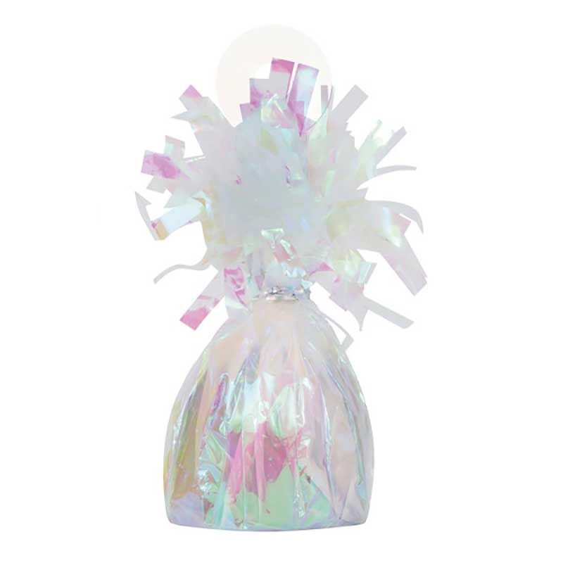 Iridescent Foil Balloon Weight for party balloon displays