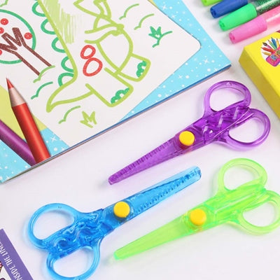 Novelty Cut, Safety Scissors (Pack of 3) - Anilas UK