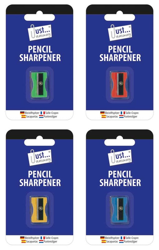 Bright Coloured Plastic Pencil Sharpener (Pack of 1) - Anilas UK