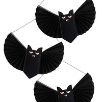 Halloween Paper Bat Decorations (3 pieces)