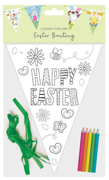 Happy Easter Colour your own Bunting - Anilas UK