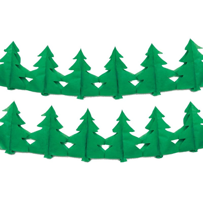Pack of 2 Christmas Tree Paper Garlands - Anilas UK