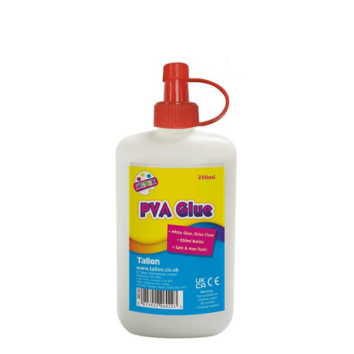 White PVA Glue 250ml (Pack of 1) - Anilas UK