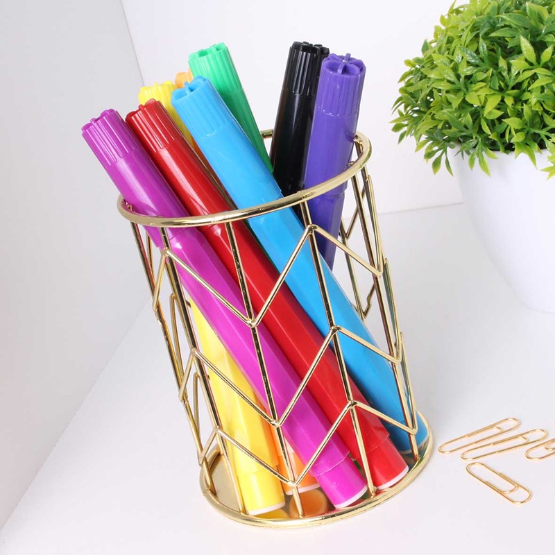 8 Jumbo Fibre Colouring Pens - Anilas UK