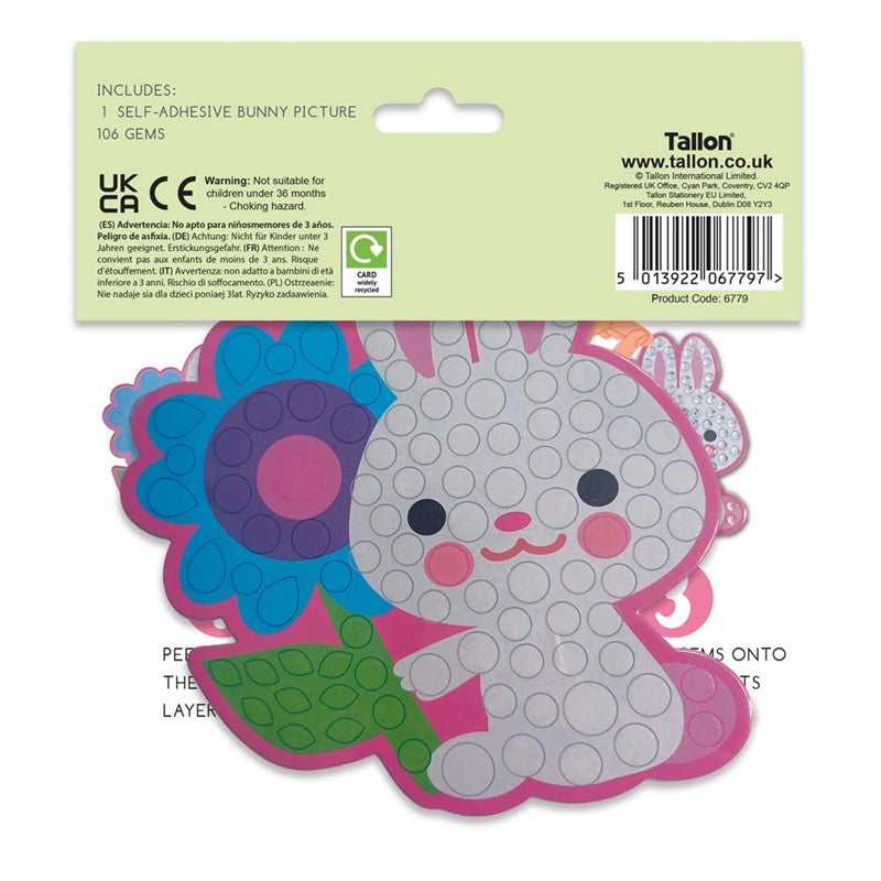 Easter Bunny Gem Art - Anilas UK