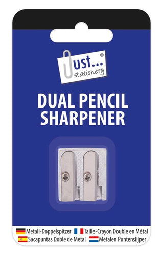 Metal Dual Hole Pencil Sharpener - Anilas UK