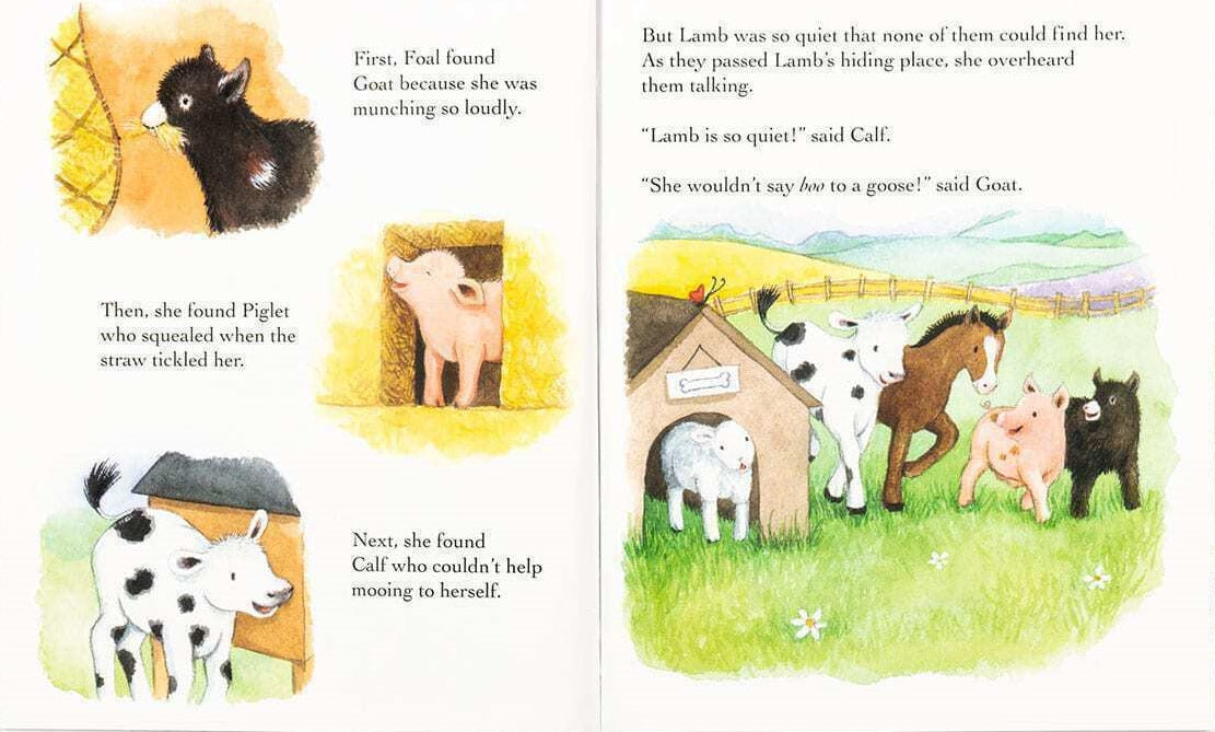 Lamb Says Boo! Children's Picture Story Book - Anilas UK