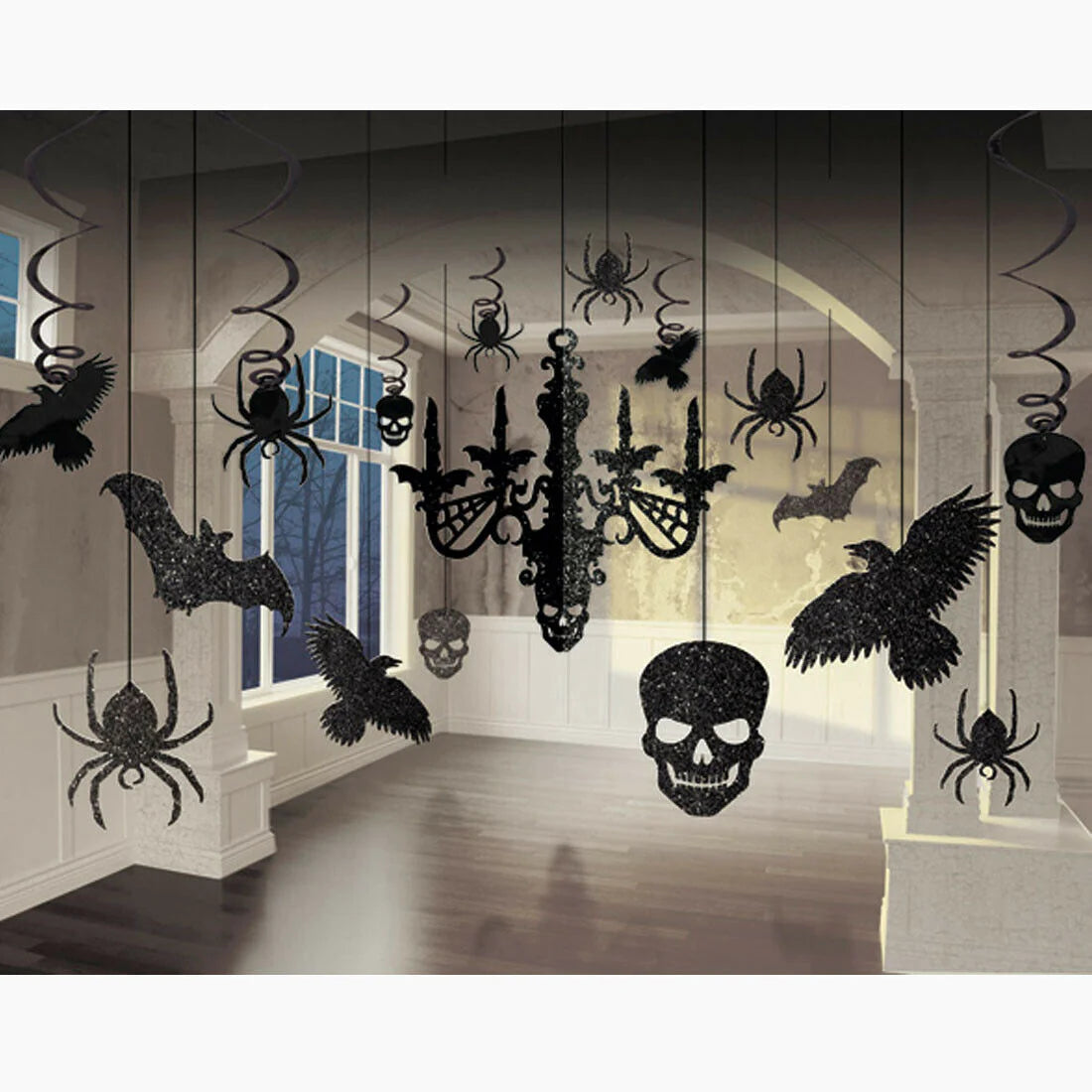 Halloween Chandelier Decoration Glitter Kit - Anilas UK