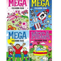 Mega Colouring Books (Set of 4)