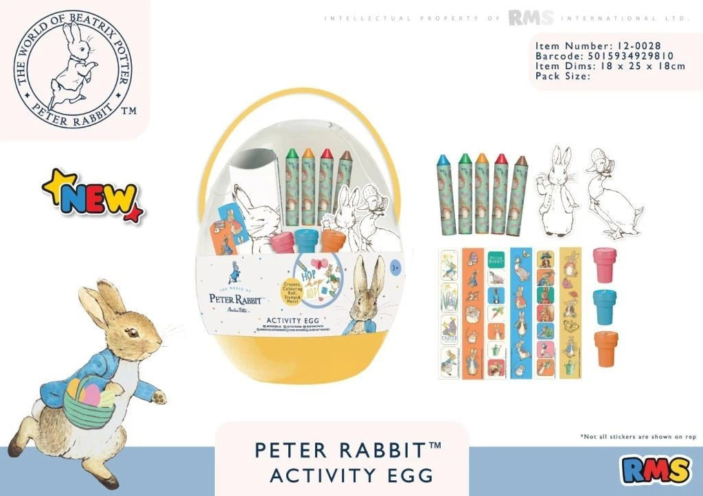 Peter Rabbit Giant Easter Egg Activity Set - Anilas UK