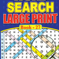 Large Print Wordsearch Puzzle Book - Anilas UK