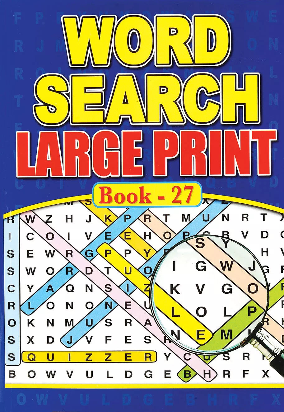 Large Print Wordsearch Puzzle Book - Anilas UK