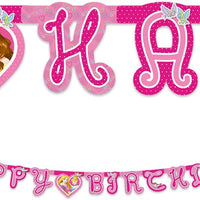 Disney Princess  "Happy Birthday" Die-Cut Paper Banner - Anilas UK