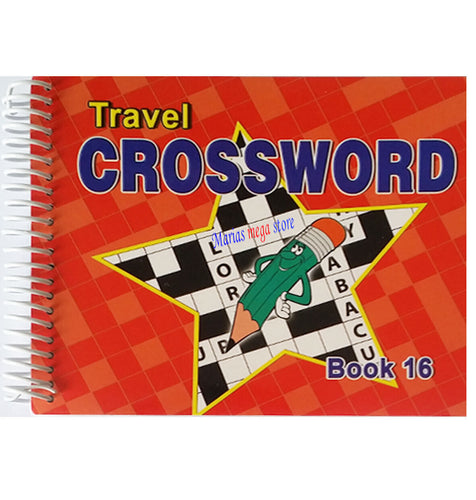 Travel Crossword Book - Anilas UK