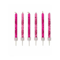 Princess Live Your Story Birthday Candles & Holders (Pack of 12) - Anilas UK