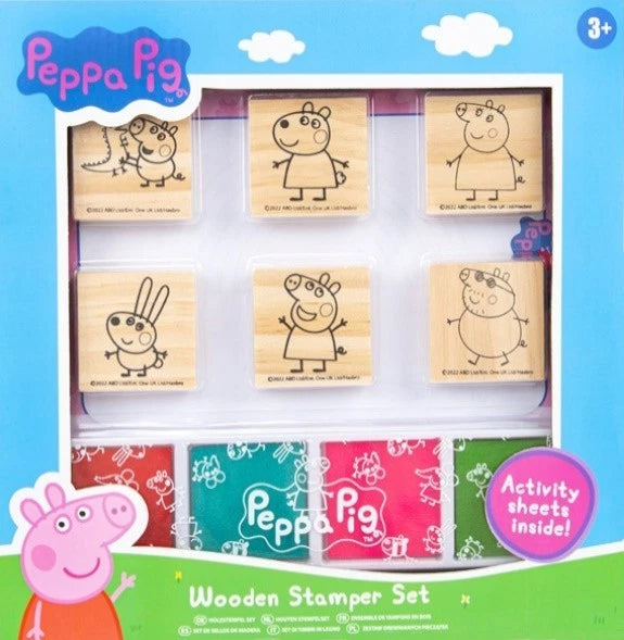 Peppa Pig Wooden Stamper Set - Anilas UK
