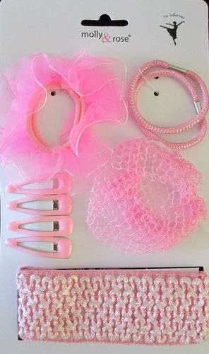 Pink Ballerina Hair Acccessory Set - Anilas UK
