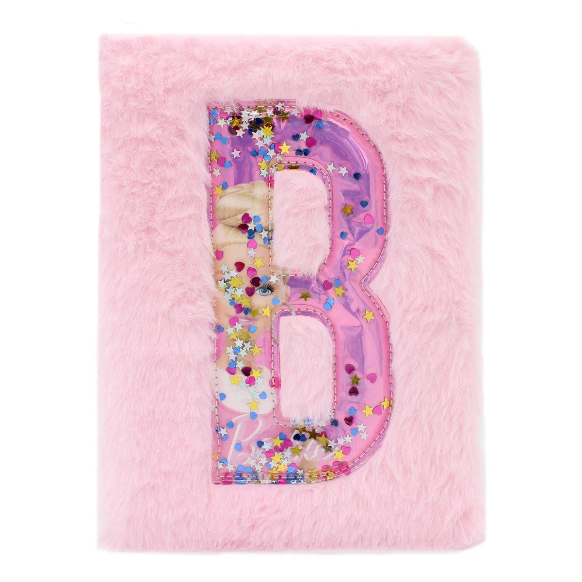 Barbiecore - Barbie Fluffy Diary & Pen Set inc paper clips - Anilas UK