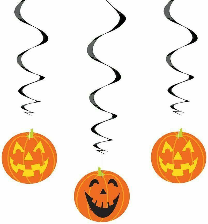 Halloween Pumpkin Hanging Swirls - Anilas UK