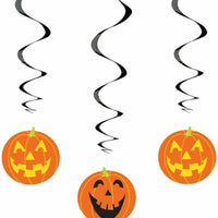 Halloween Pumpkin Hanging Swirls - Anilas UK
