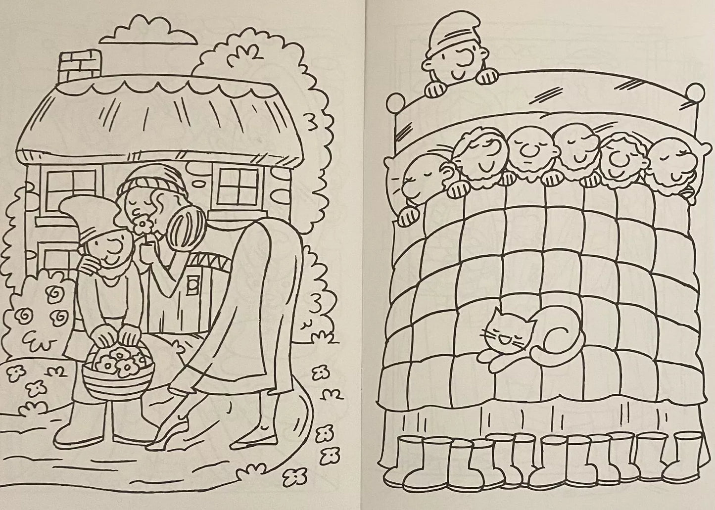 Snow White And The Seven Dwarfs Colouring Book. - Anilas UK