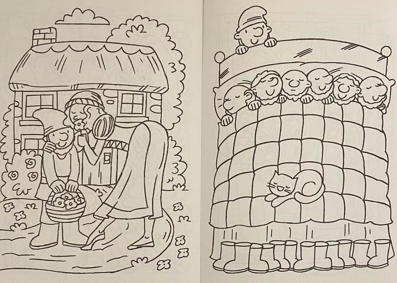 Snow White And The Seven Dwarfs Colouring Book. - Anilas UK