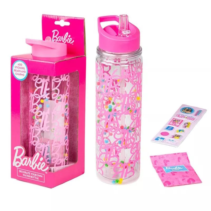 Barbie Decorate Your Own Water Bottle - Anilas UK