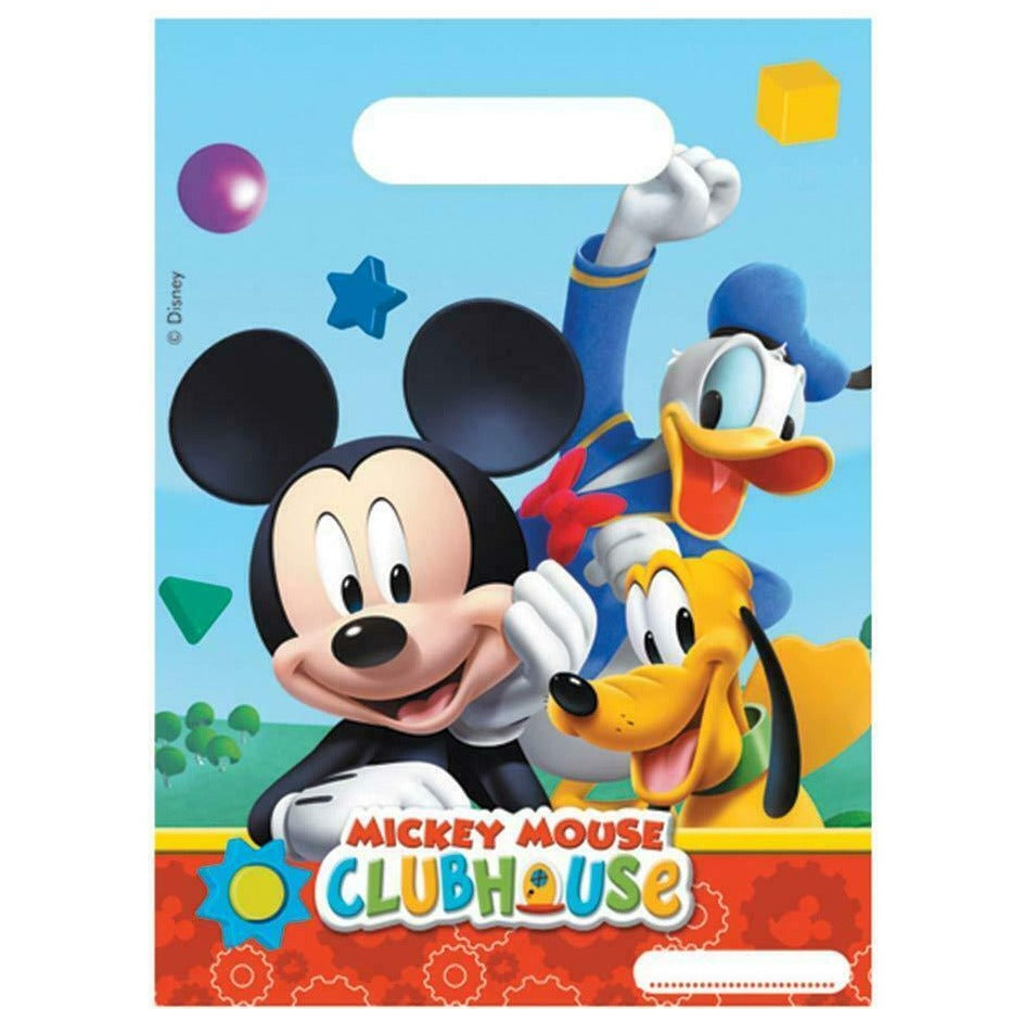 Playful Mickey Mouse Party Bags (Pack of 6) - Anilas UK